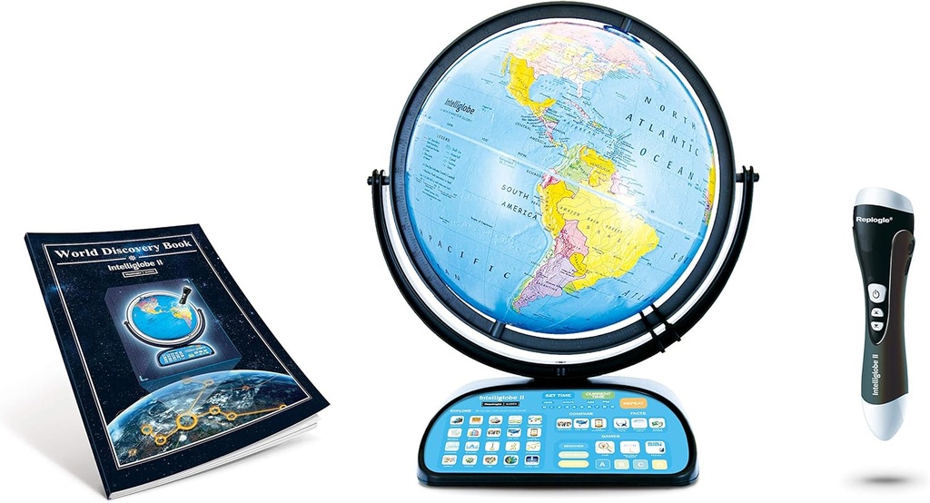 Çocuklar için Replogle Globe 12 Perfect Talking World Globe With Stand,Learning Education Toy4Kids For Classroom Kids Ages 4-8 &
