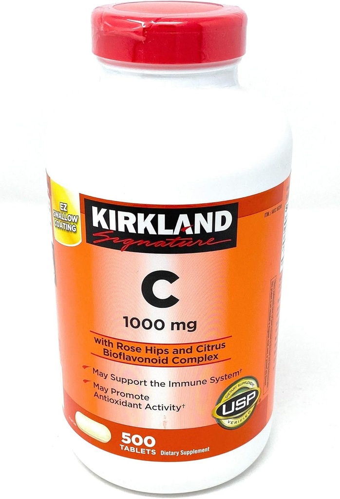 KIRKLAND Υπογραφή Βιταμίνη C 1000 mg, 500 δισκία