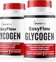 NutraRize (2 Pack) Easy Flow Glycogen, EasyFlow Glycogen Support Capsules, Easy Flow Glyco Optimizer, Resmi EasyFlow Glyco Optimiser Caps, Easy Flow Detox Cleanse, Easy Flow Glycol (120 Capsules)