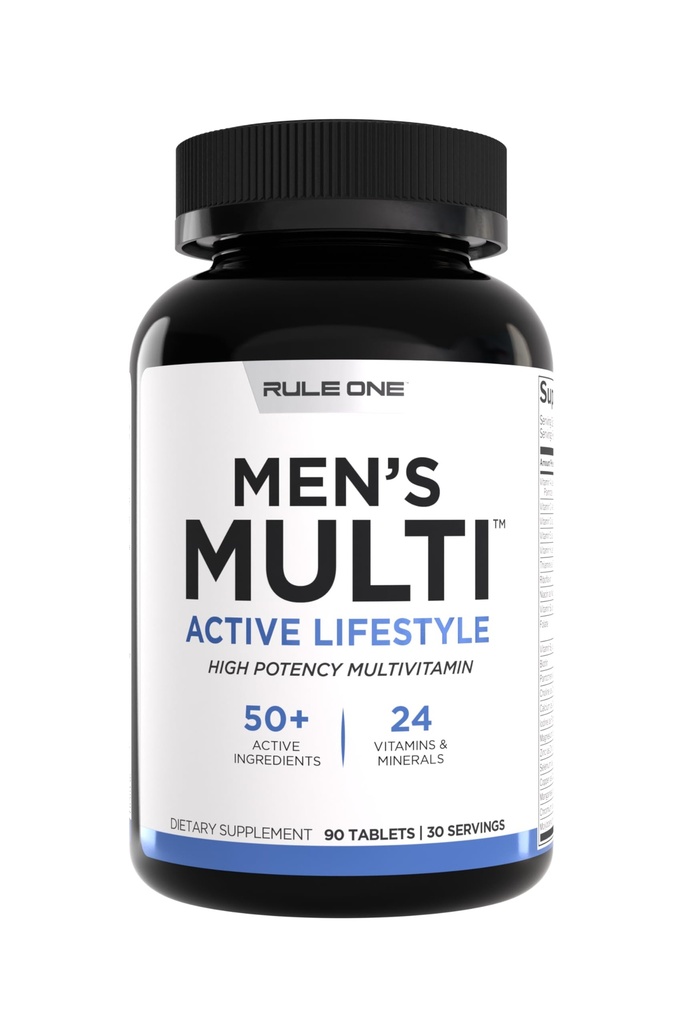 Kural 1 Erkek Çok - Erkeklerin Günlük Vitaminleri, Essential Mineraller, Superfoods, Digestive Enzymes, Amino Asits, & Antioksis for Active Lifestyles and Wellness Support (90 Tablet, 30 Day Supply)