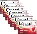 Cepacol maksimum Güçlü Throat Drop Lozenges, Cherry, 16 Kont (Paket 7)