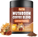 Mushroom Coffee, 10 Mushrooms, Colombian Instant Coffee Toz with Lion's Mane, Reishi, Chaga, Cordyceps, Shiitake, Maitake, Türkiye Tail - Mushroom Supplement for Energy, Focus, Immune Support