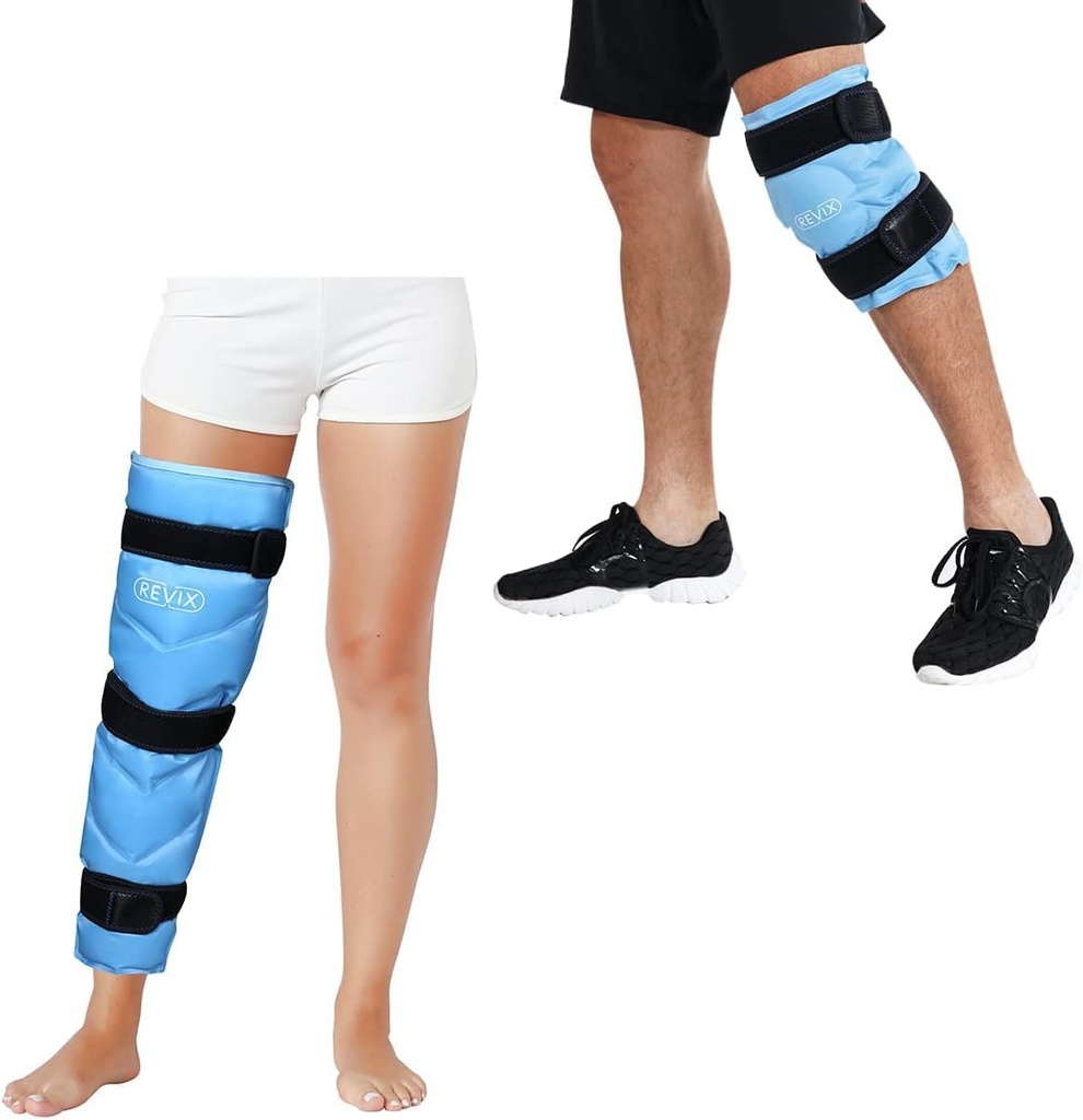 IVIX Diz Buz Paketi Injuries Reusable ve Büyük Gel Buz Kutuu Leg, Hip, Thigh, Diz ve Shin Splint