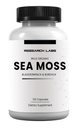 Araştırma Laboratuvarları 1 Fer 1 Ad Organik İrlanda Deniz Moss Capsules, Raw Wildcrafted Seamoss gelişmiş w/Bladderwrack & Burdock Root 120 Total Pills Antioksi Powerhouse. Tiroid Desteğiniz.