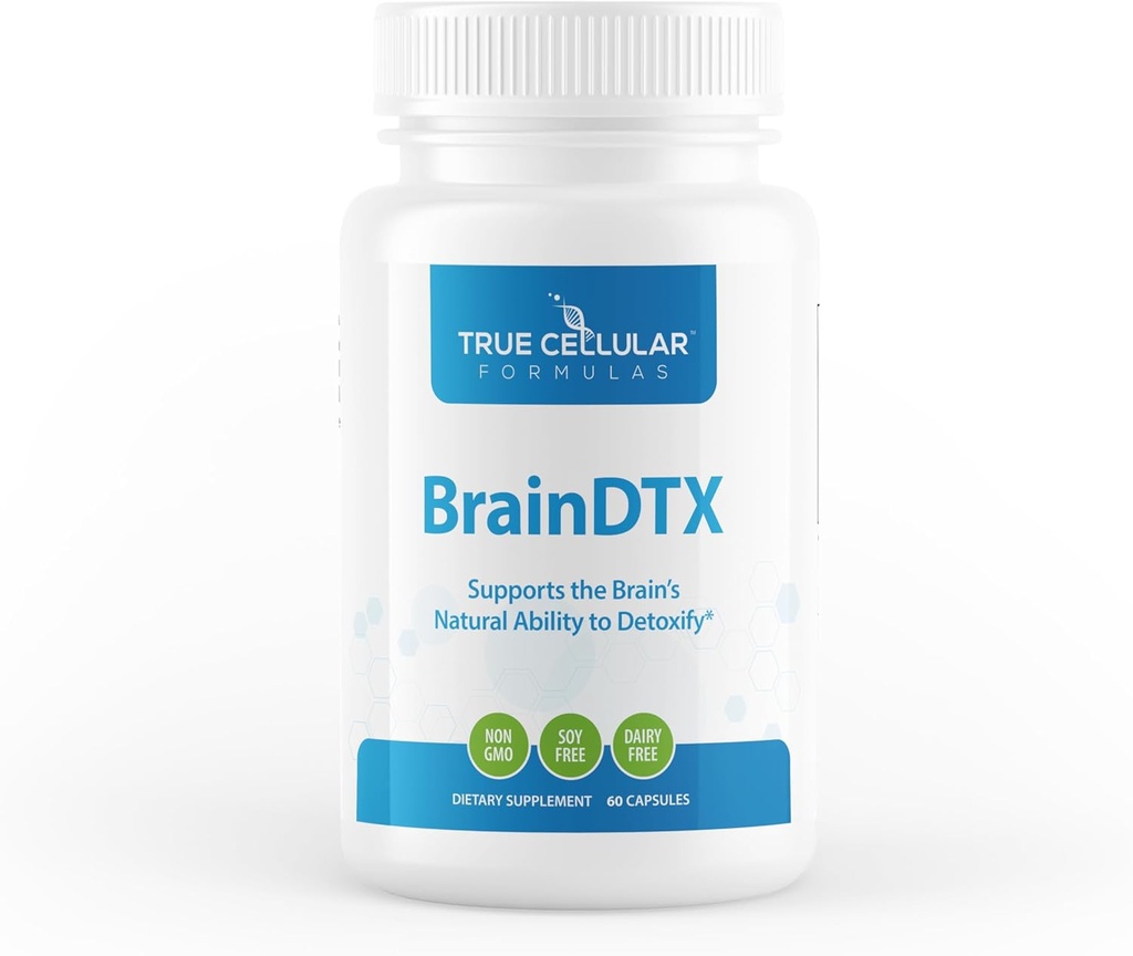 BeyinDTX - Bilişsel Fonksiyonlar, Focus & Spirit Clarity - Temiz Düşünce ve Hafızayı teşvik eder - Alfa Lipoic Acid & Biotin - Antioksi Destek - 60 Capsules