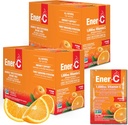 Ener-C - Βιταμίνη C Ανοσολογική Υποστήριξη, 1000mg Βιταμίνη C Αναβράζοντα Πολυβιταμινικό Ποτό Σκόνη, Χυμός Φρούτων Βιταμίνη C Ποτό Μίγμα για Ενυδάτωση με Ηλεκτρολύτες, Πορτοκαλί, 60 Πακέτα (2-Pack)
