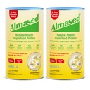 Almased Vanilla Meal Replacement Shake - Χαμηλή Γλυκαιμική Υψηλής Βάσης Φυτικών Πρωτεΐνη Σκόνη- Συμπλήρωμα Διατροφής Βάρος Υγεία Υποστήριξη - Βανίλια Γεύση - 17,6 oz (1,1 Λίβρα (2 Συσκευασία))