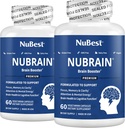 NuBrain ATM - Beyin Simülasyonu, Memory, Focus & Clarity Support with St. John's Wort, Ginkgo Biloba, Bacopa & More | Pack 2