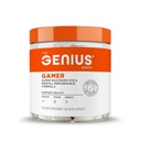 Genius Gamer, συμπλήρωμα εστίασης παιχνιδιών, 80 χάπια - Elite Nootropic Performance Booster - Boost Brain & Mental Clarity, Reaction Time & Recentration - Blue Light Support with Lutemax