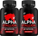 Alpha Stallion Χάπια Επίσημη Φόρμουλα - AlphaStallion Κάψουλες Υψηλής Απόδοσης Φόρμουλα - Μέγιστη Δύναμη, Alpha Stallion All-Φυσική Φόρμουλα, StallionAlpha Κριτικές (2 Συσκευασία - 120 Κάψουλες)