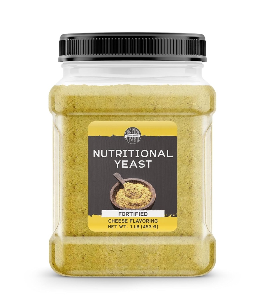 Birch & Meadow 1 lb Beslenme Yeast, Popcorn, Yummy Nooch