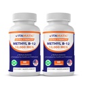 Vitamatic Torch Vitamin B12 (Methylcobalamin) 10.000 mcg (10mg) 60 Lozenges - Superior Vitamin B12 (2 Pack)