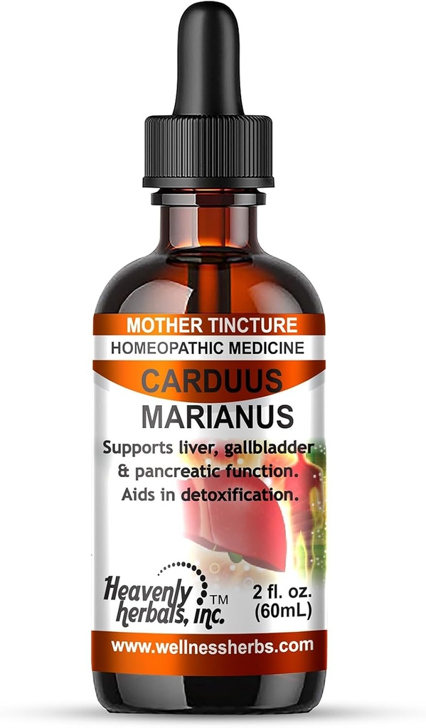Cennete Herbals, Inc. Carduus Marianus Q - Homeopathic Tincture - Destekler Liver, Gallbladder & Pancreatic Function. Detoxification'deki yardımlar. 2.0 Fl Oz - ABD'den imal edildi ve Shipped>