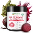 Beet Juice Powder Organic - Cold Pressed - 20:1 Concentrate - Concentrated Beet Root Powder - Nitric Oxide - Circulation Support - 57 Servings of Beet Root Supplement - 7oz