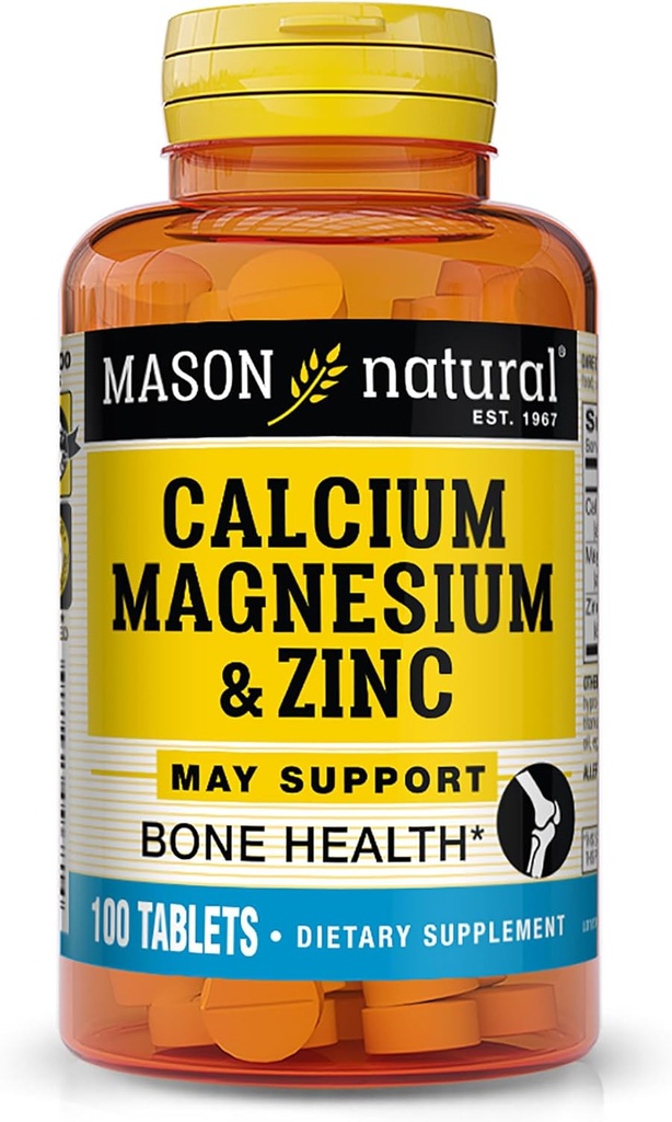 Mason Naturaluba Magnezyum & çinko, 100 Tablet
