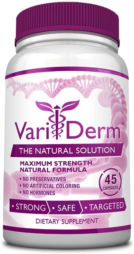 Varicose & Spider Vein Supplement - Witch Hazel, Citrus Bioflavonoyaks - Vegan - 45 Capsules - 1 Şişe
