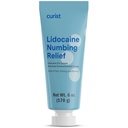 Curist 5% Lidocaine Cream Μέγιστη δύναμη Επίκαιρη ανακούφιση του πόνου - 6 oz (170 g) XL Tube - Numb Γρήγορα & αποτελεσματικά Numbing Formulation - (1 πακέτο - 6 oz Tube)
