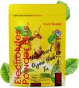 TozVitamin Electrolytes Toz Plus (100 Hizmet) Unsweetened Black Tea Electrolyte Toz Keto,SugarFree,Pink Himalaya Tuz,1000 mgPyum,150 mgCalcium,150 mgMagnesium,Hydration Toz NO STEVIA