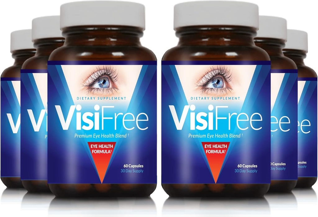 Eye Supplements for Adults - Best Capsules for Eye Health - Includes Vitamin & Mineral for Healthy Clear Vision - Capsules for Eyesight Improvement - 6 Pack