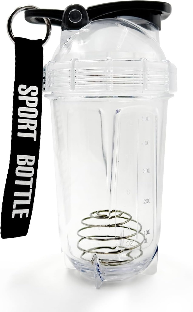Blender Shaker Şişe, 500 ml/16oz, Dishwasher Güvenli, Shatterproof, Portatif Pre Workout Whey Protein İçecek Kupası, Mixes Cocktails Cocktails Shakes, erkekler için hediyeler, yetişkinler için beyaz fil hediyeler