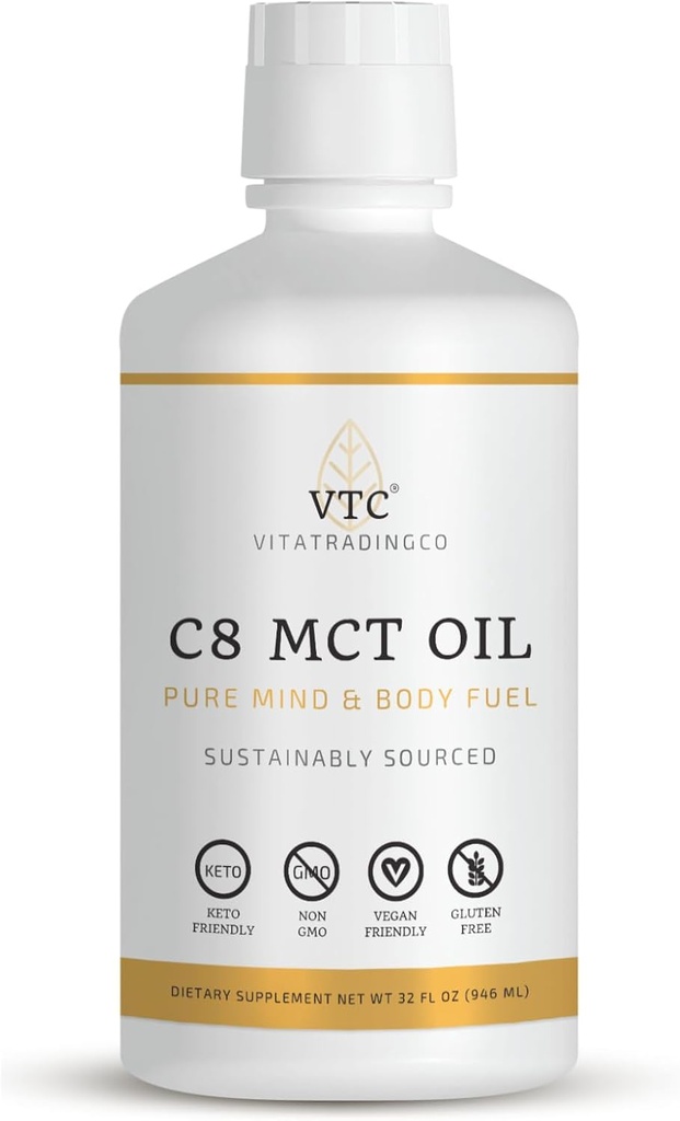 VTC VitaTradingCo. 100% καθαρό C8 MCT Oil 