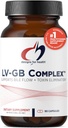 Sağlık LV-GB Kompleksi için tasarımlar - Gallbladder Desteği için Karaciğer Butle, Artichoke, Vitamins + Ox Bile - Destekler Bile Flow + Toxin Elimination (90 Capsules)