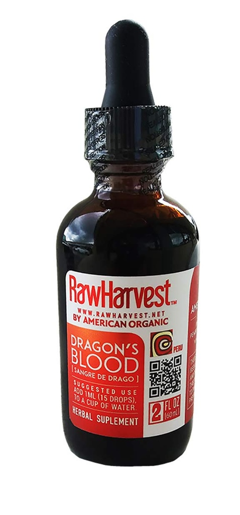 Raw Garden Dragon's Blood Original,100% Peruvian 2 Oz Concentrate, Sangre De Drago, Sangre De Grado.