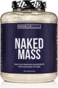NAKED Vanilla Mass - Όλα τα φυσικά Vanilla Weight Winer Protein Powder - 8lb Bulk, GMO δωρεάν, χωρίς γλουτένη και χωρίς σόγια, Δεν τεχνητά συστατικά - 1.260 θερμίδες - 11 εξυπηρετούν