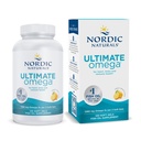 Nordic Naturals Ultimate Omega, Lemon Flavor - 120 Soft Gels - 1280 mg Omega-3 - Yüksek Yeterli Balık Petrol Tamamını EPA & DHA - Beyin ve Kalp Sağlığını Teşvik - Non-GMO - 60 Hizmetler