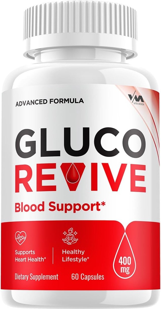 (1 Pack) Gluco Revive Supplement, GlucoRevive Capsule - Gelişmiş Formula ReviveGluco, GlucoRevive maksimum Güçlü Yorumlar, 60 Capsules