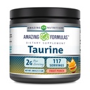Amazing Formulas Taurine 500 Grams (1.1 Lb) Toz Supplement | 2000 mg Oda başına | 111 Hizmet | No-GMO | Gluten Free | Made in USA (Fruit Punch)