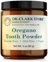 Δρ Clark Oregano Towth Powder – 3 ουγκιά, Φυσική στοματική υγεία & λεύκανση δοντιών Formula