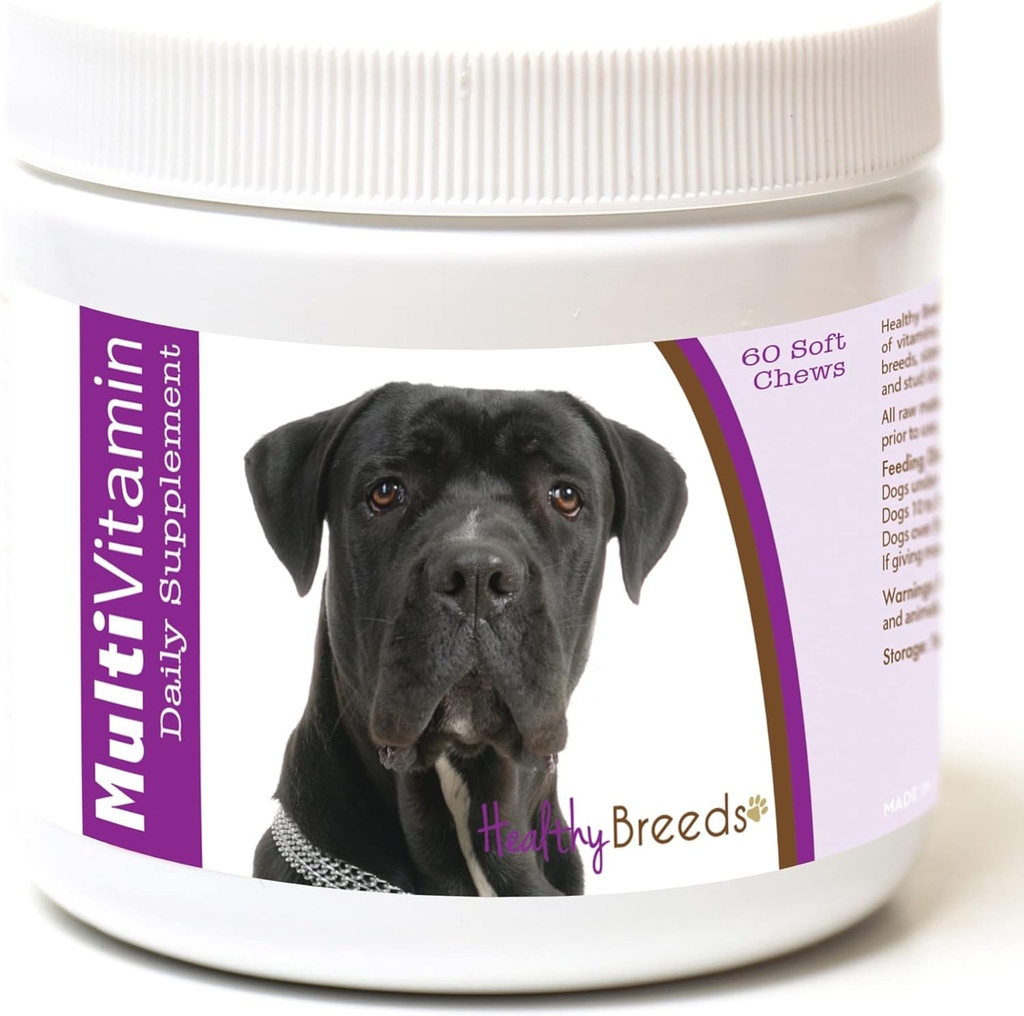 Sağlıklı Breeds Cane Corso Multi-Vitamin Soft Chews 60 Kont