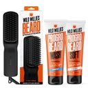 Vahşi Willies Beard Grooming Kit - Beard Rightener for Men, PROGRO - Saç Büyümesi için Biotin & Caffeine, Wash, Hydration - Ionic 2in-1 Heated Comb, Made in USA