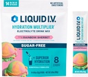 Liquid I.V.® Hydration Multiplier Sugar-Free - Rainbow Sherbet | Electrolyte Powder Drink Mix | 1 Pack (14 Servings)