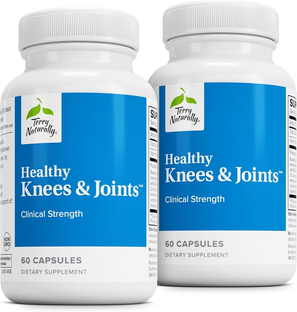 Terry Doğal Sağlıklı Dizler ve Ortaklar - Bone Health & Joint Flexability - Sağlıklı Diz & Hip Aid touba Fructoborate - 60 Capsules, 2 Pack
