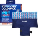 AğoMAX Reusable Cold Pack - 8 Saat Uzun Süre Soğuk Terapi Buz Paketi, Atıcı Elbiseli Takdir, İnjuries, Hip Surgery Swelling ve Migraines - T-Shape (1 Count)