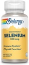 Solaray Selenium, υψηλή ισχύς, υγιές ανοσοποιητικό σύστημα, λειτουργία θυρεοειδούς & αντιοξειδωτική υποστήριξη, 100 VegCaps