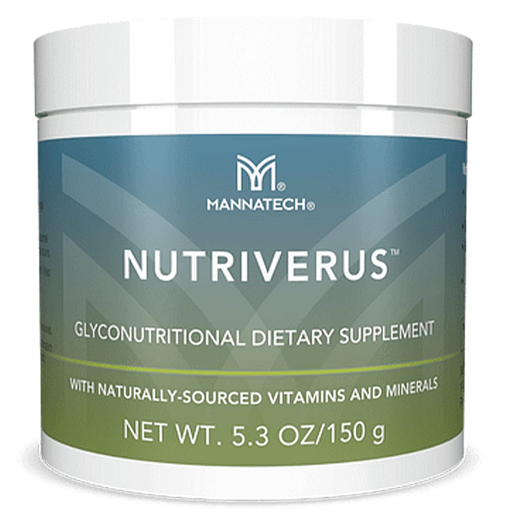 NutriVerus Glyconutritional Supplement, 5.3oz/150g με φυσικά πηγασμένη βιταμίνη Α, βιταμίνη C, σύμπλοκο βιταμίνης Β και βιταμίνη D. Πλούσιο σε συμπληρώματα αντιοξειδωτικών και προωθεί το συμπλήρωμα ανοσοποίησης
