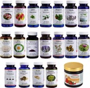 Hekma Center MS için Paket - Royal Jelly ile 18 Tıbbi Herbs & Sidr Honey - 100% Doğal, Saf Organik - Vegan - M.S için Tamamlar
