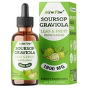 Soursop Graviola Liquid DropsMG 2Fl Oz, Soursop Bitter Leaf Supplements, Sleep Relax Support ve Immune Boost - Sugar Free, Natural Flavor, Herbal Goodness