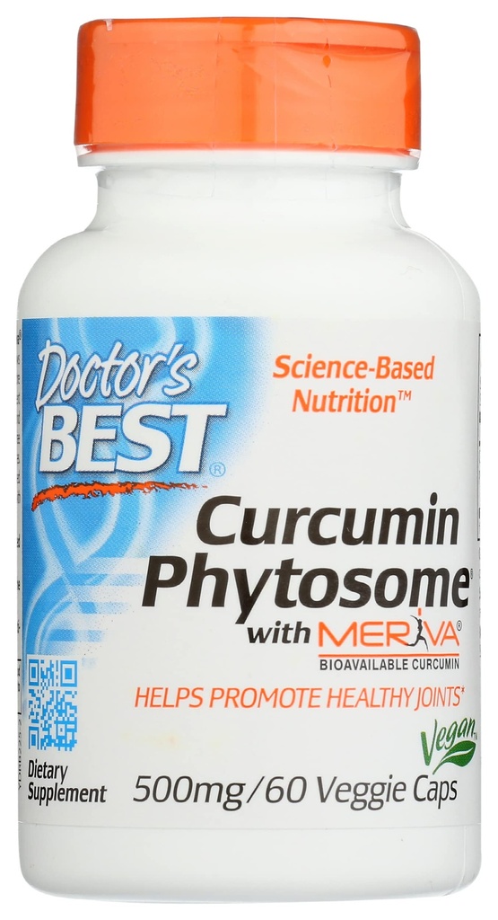 Doktorlar Meriva ile Phytosome, Non-GMO, Vegan, 60 Veggie Capsule (GMO, 1)