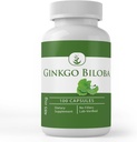 PURE ORIGINAL INGREDIENTS Ginkgo Biloba, (100 Capsules) Her zaman Pure, No Wordss Or Fillers, Lab TY