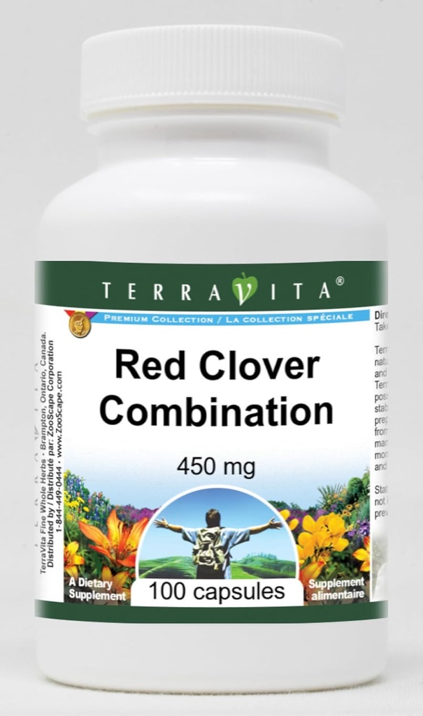 Red Clover Kombinasyon - 450 mg (100 Capsules, ZIN: 511124)