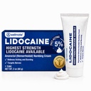 WELMATE -% 5 Lidoka Numbing Cream, 2oz (60g) - En Güçlü Lidokak Krem - Hemorrhoid Relief - Dış Kullanımı Anesthetic, Vitamin E - Çocuk Dayanıklı - Topical Skin Care