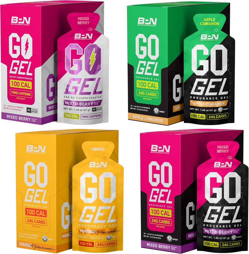BARE PERFORMANCE NUTRITION BPN Go Gel Mega Çeşitli Paketi
