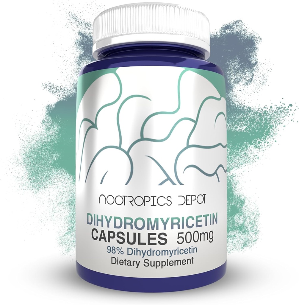 Nootropics Depot Dihidrmyricetin (DHM) Capsules | 500 mg | 60 Kont