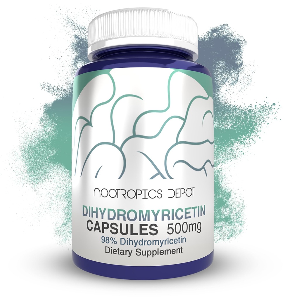 Nootropics Depot Dihidrmyricetin (DHM) Capsules | 500 mg | 60 Kont