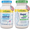 HEAL-N-SOOTHE και Super κοινή υποστήριξη - φυσικά κοινά συμπληρώματα