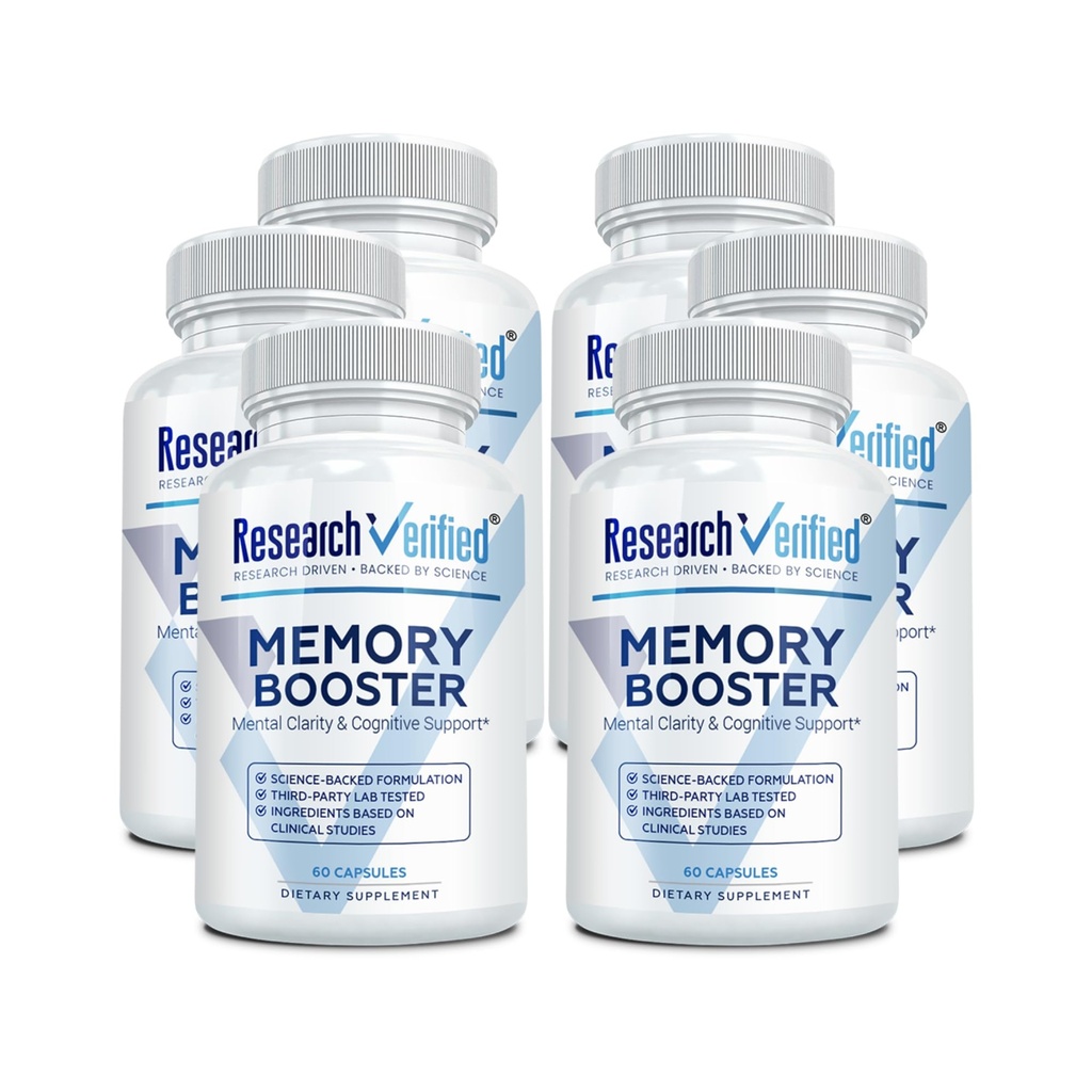 Araştırma Gerçekleştirilmiş Memory ATM - Nootropic Supplement - Geliştirilmiş Cognition ve Memory - Lion's Mane, Ginkgo Biloba, BioPerine - 6 Moon Supply - Non-GMO - Made in the USA